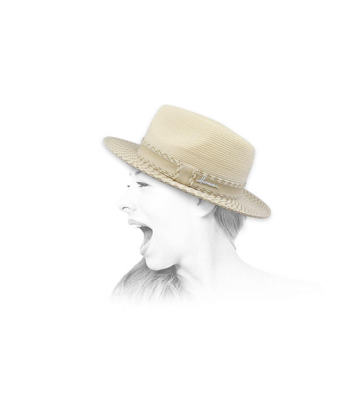 fedora bianco idrorepellente Mac Corleone offwhite